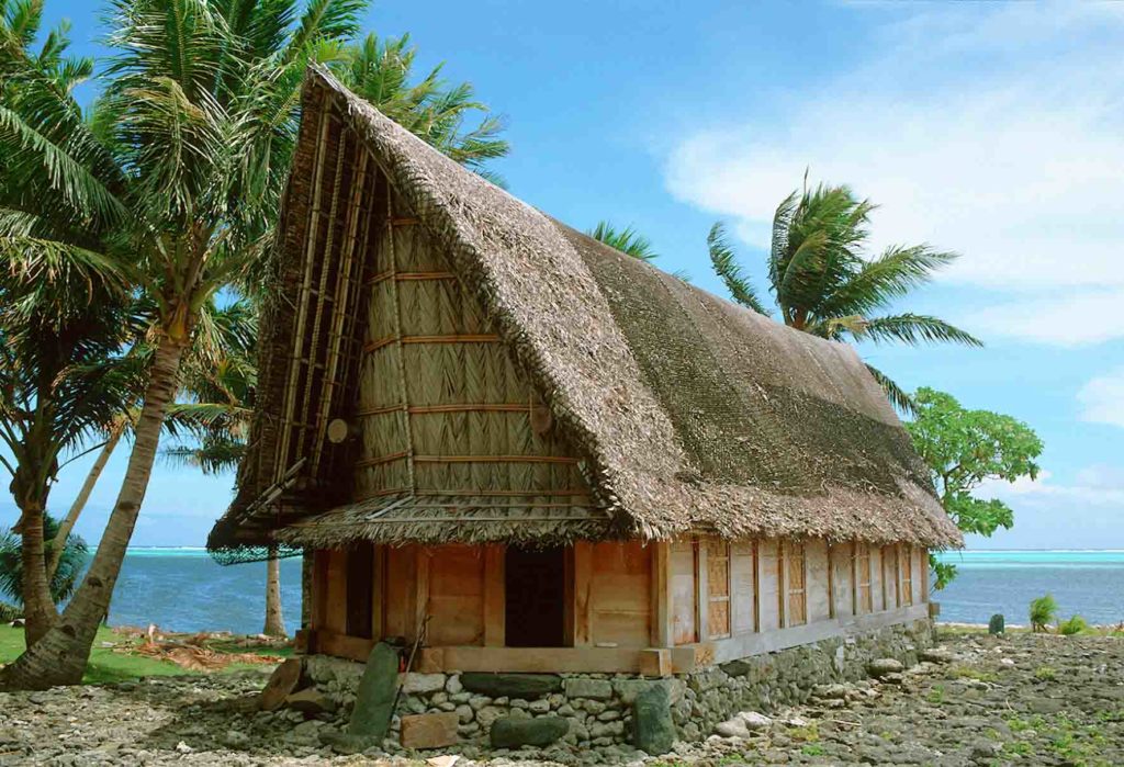 Versammlungshaus auf Yap/Mikronesien