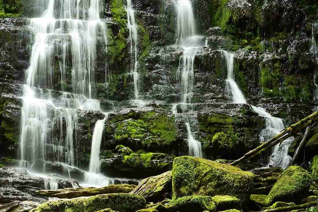 Wasserfall auf Tasmanien