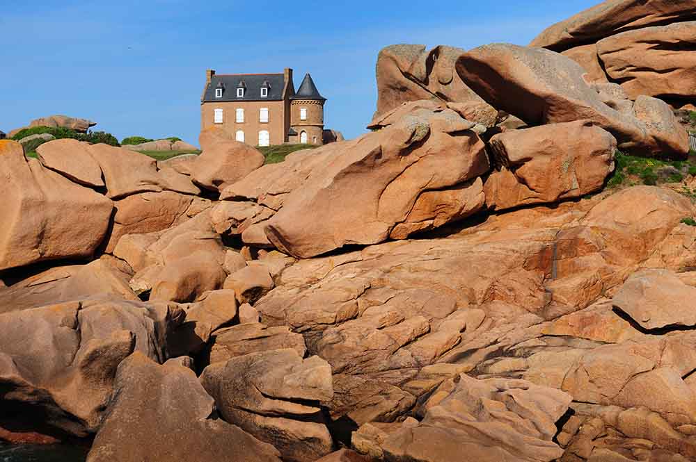 Haus an der Côte de Granit Rose in der Bretagne